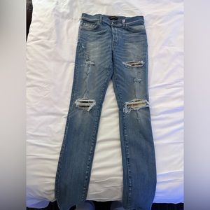 AMINI DESTROYED DENIM
